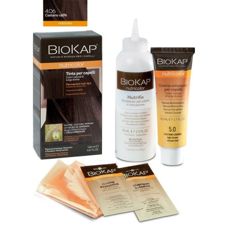Biokap Nutricolor 4.06 Tinta Per Capelli Castano Caffè