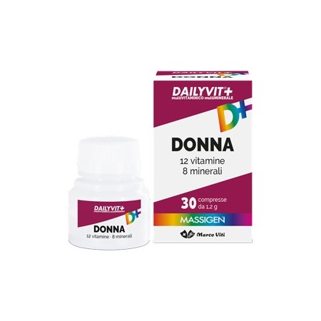 Massigen Dailyvit  Donna Integratore Vitamine e Minerali 30 Compresse