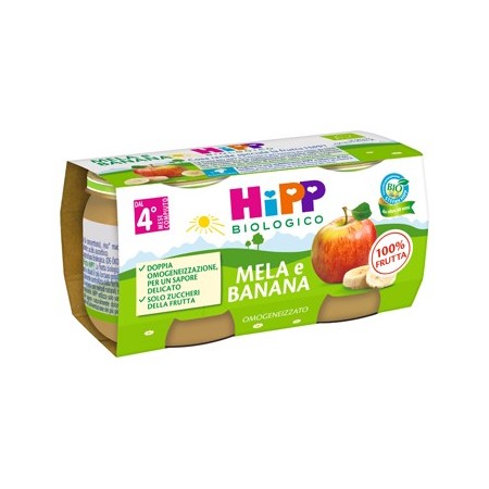 HIPP BIO OMOG MELA/BANANA2X80G