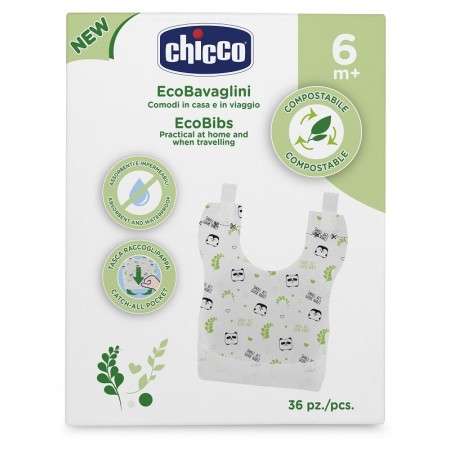 Chicco Bavaglini Monouso 36 Pezzi