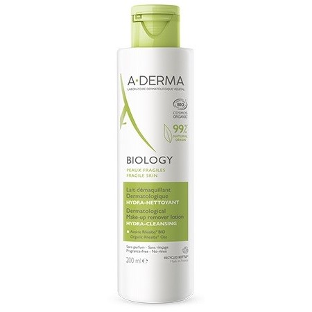 A-Derma Biology Latte Struccante Dermatologico Viso 200 ml