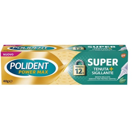 Polident Super Tenuta   Sigillante Per Protesi Dentale Gusto Menta 40g