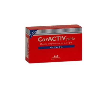 Nbf Lanes Coractiv Integratore Di Acidi Grassi Omega3 Cani e Gatti 50 Perle