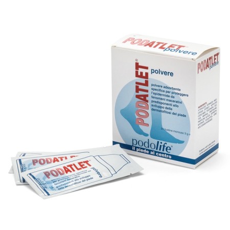 Podatlet Polvere Adsorbente Epidermide Piedi 24 Bustine 3 g