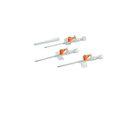 Safety Ago Canula a 2 Vie Con Raccordo 20G 32 mm Colore Rosa