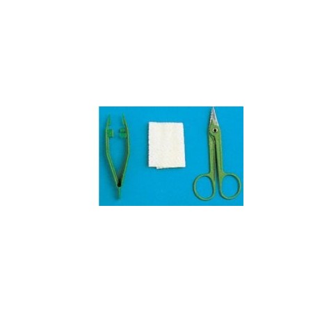 Farmacare Set Rimozione Suture Forbice Pinza Garza