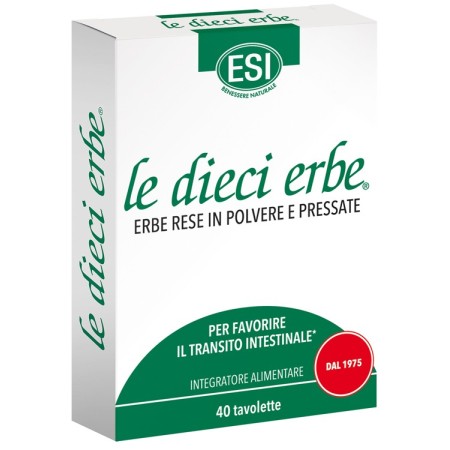 Esi Le Dieci Erbe Integratore Digestivo 40 Tavolette