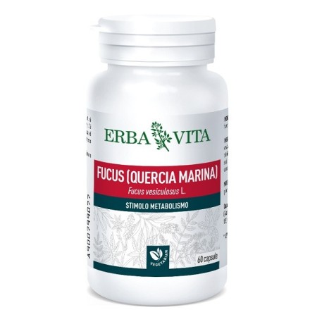 Erba Vita Fucus (Quercia Marina) Integratore Metabolismo 60 Capsule 500 mg