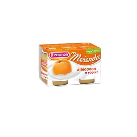 Plasmon Omogeneizzato Yogurt Albicocca 2 Vasetti da 120 g