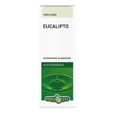 Erba Vita Olio Essenziale Eucalipto Integratore Balsamico Per La Gola 10 Ml