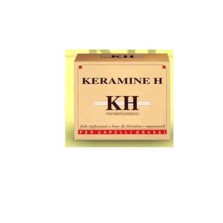Keramin H Fascia Rossa Integratore Per Capelli Grassi 10 Fiale 10 ml