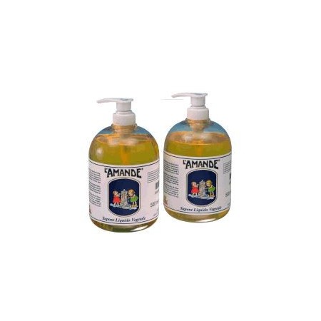 L'Amande Marseille Sapone Liquido Vegetale Olii Essenziali Senza Profumo 500 ml