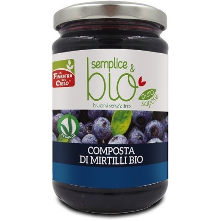La Finestra sul Cielo Composta Di Mirtilli Bio 320 g