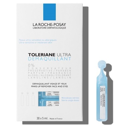 La Roche Posay Toleriane Ultra Demaquillant Struccante Viso Occhi 30 Flaconcini Monodose