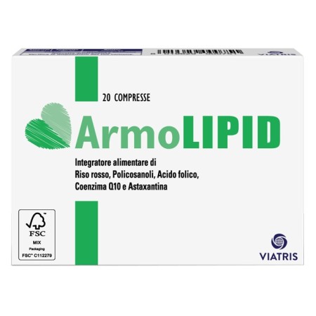 ArmoLIPID Integratore Alimentare Colesterolo 20 Compresse