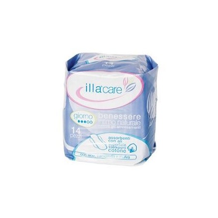 Illa Care Assorbenti Giorno Ipoallergenici Con Ali 14 Pezzi