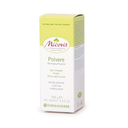Farmaderbe Micovit Polvere Talco Oli Essenziali Per La Pelle 100 g