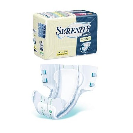 Serenity Classic Pannolone Mutanda Extra Taglia S 30 Pezzi