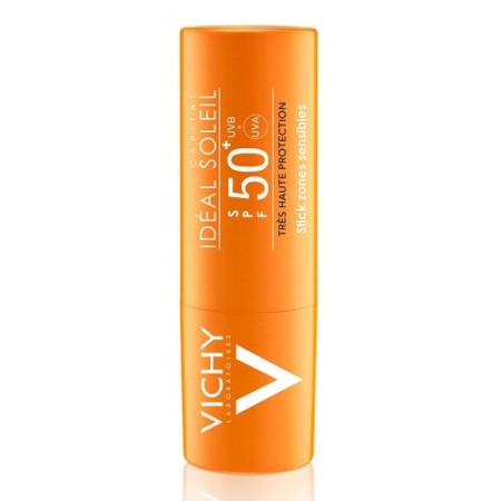 Vichy Idéal Soleil Stick Solare Zone Sensibili SPF 50  Protezione Viso 9 g