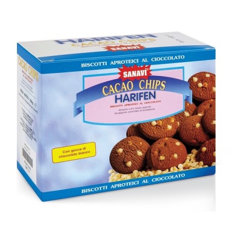 Harifen Chips Cacao Bianco Biscotti Aproteici 150 g