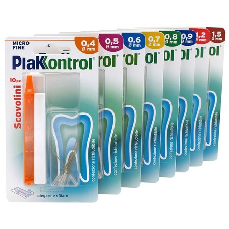 Plakkontrol Scovolino 0,9 mm 10 Pezzi