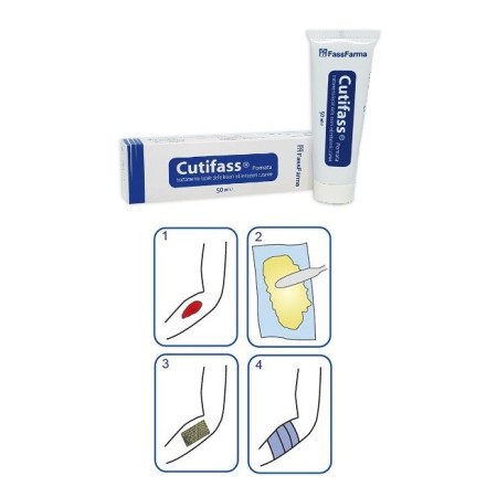 Cutifass Pomata Trattamento Lesioni e Ferite Cutanee 50 g