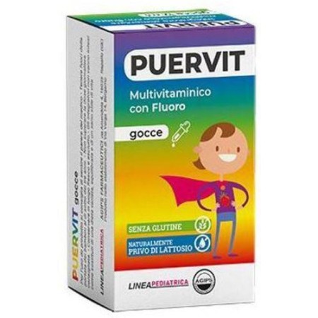 Puervit Gocce Orali Integratore Multivitaminico 12 ml