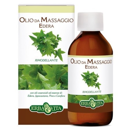 Erba Vita Edera Olio Da Massaggio Idratante e Drenante 250 ml