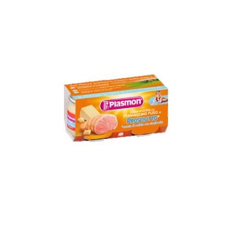 Plasmon Omogeneizzato Formaggino e Prosciutto 2 Vasetti Per 80 g