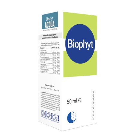 Biophyt Acqua Soluzione Idroalcolica Integratore 50 ml