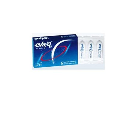 Eva/Qu Supposte Evacuanti Stimolo Effervescente 6 Supposte