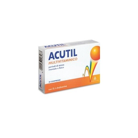 Acutil Multivitaminico Integratore Energetico 30 Compresse Rivestite