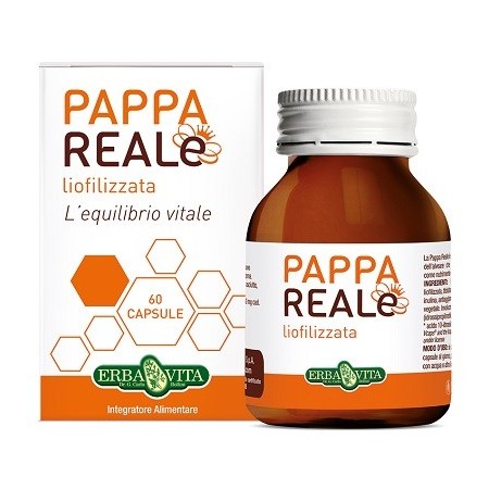 Erba Vita Pappa Reale Liofilizzata Integratore Energetico 60 Capsule