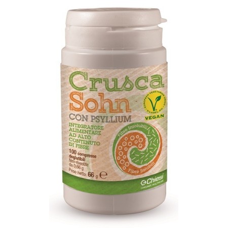 CruscaSohn Integratore Intestinale Con Fibre 100 Compresse