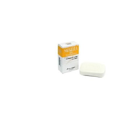 Saugella Viso Detergente Solido pH Acido Sapone allo Zolfo Pelle Impura 100 g