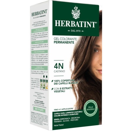 Herbatint Tintura Capelli Gel Permanente 4N Castano 150 ml