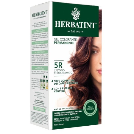 Herbatint Tintura Capelli Gel Permanente 5R Castano Chiaro Ramato 150 ml