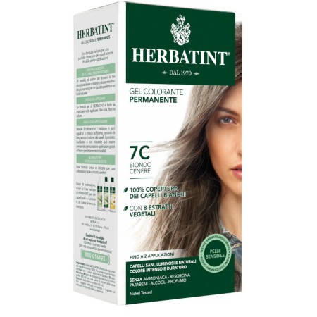 Herbatint Tintura Capelli Gel Permanente 7C Biondo Cenere 150 ml