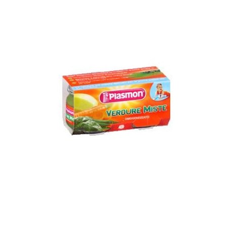 Plasmon Omogenizzato Verdure Miste 2 Vasetti da 80 g