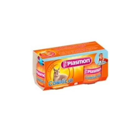 Plasmon Omogenizzato Coniglio 2 Vasetti da 80 g