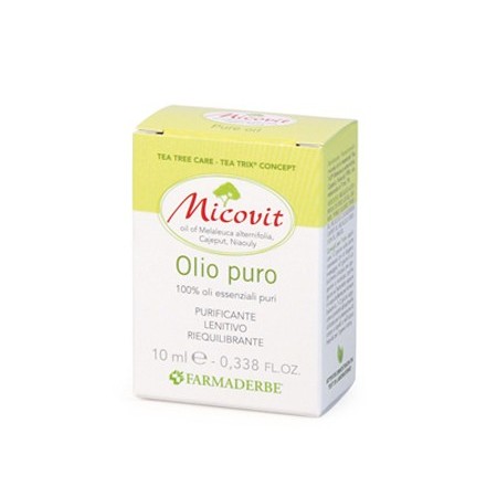 Farmaderbe Micovit Olio Malaleuca Lenitivo Purificante Pelle 10 ml