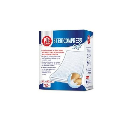Pic Stericompress Soft Garza TNT 10 x 10 cm Medicazioni 100 Pezzi
