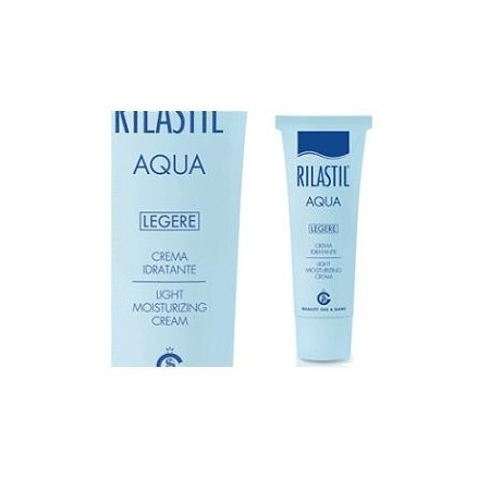 Rilastil Aqua Legere Crema Idratante Viso Pelle Normale e Mista 50 ml