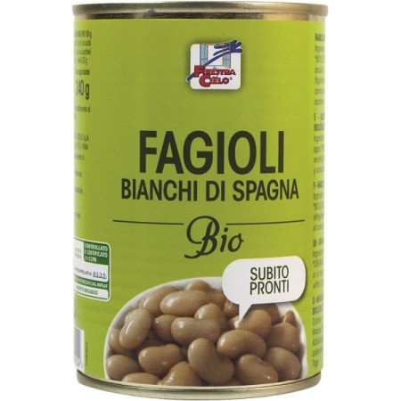 La Finestra sul Cielo Fagioli Bianchi di Spagna in Lattina 400 g