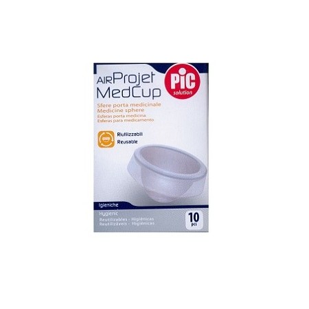 Pic Air Project Med Cup Sfere Porta Medicinale 10 Pezzi