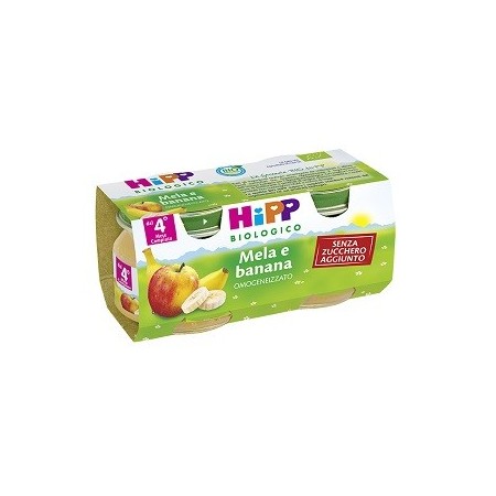 Hipp Biologico Merenda Mela e Banana 4 x 100 g