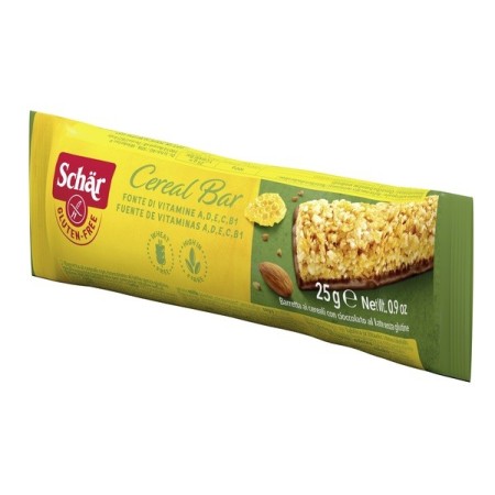 Schar Cereal Barretta Cereali Con Cioccolato al Latte Senza Glutine 25 g