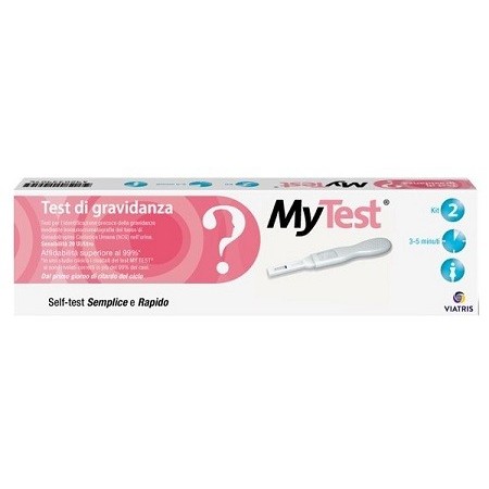 My Test Hcg Rapid Test Gravidanza 2 Pezzi