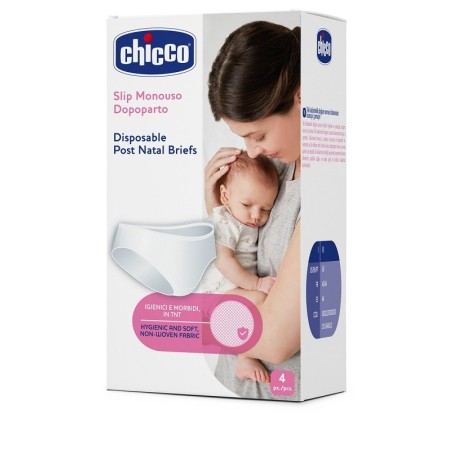 Chicco Slip Monouso Dopo Parto Taglia 3 in TNT 4 Pezzi