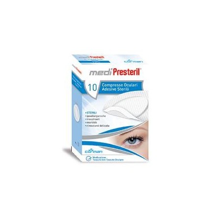 Medipresteril Garze Oculari Adesive Sterili 10 Pezzi